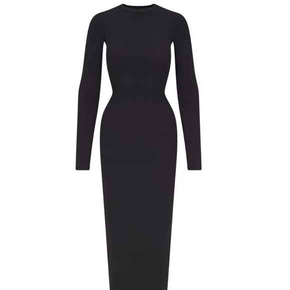SKIMS Dresses & Skirts - Skims Long Sleeve Maxi Dress - Size Small - NWOT